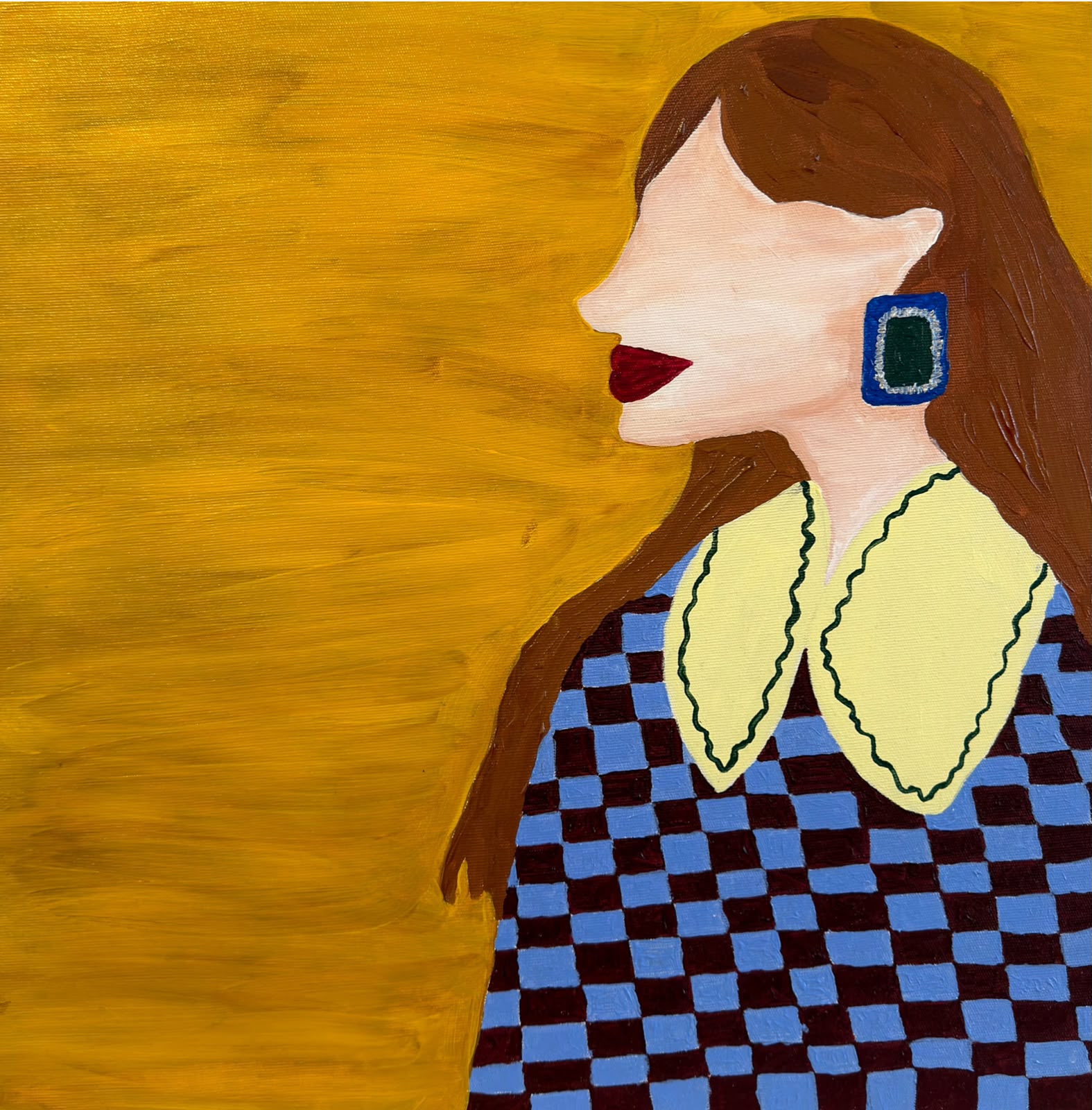 Obra de Maria Assis — 40 × 40 cm